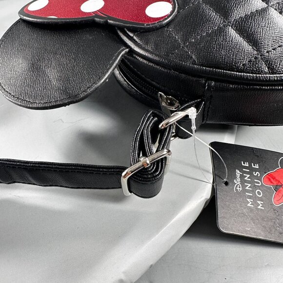 Disney Minnie Mouse Crossbody Purses Mouse Ears Icon Polka Dot Bow Shoulder Bag - Picture 8 of 16